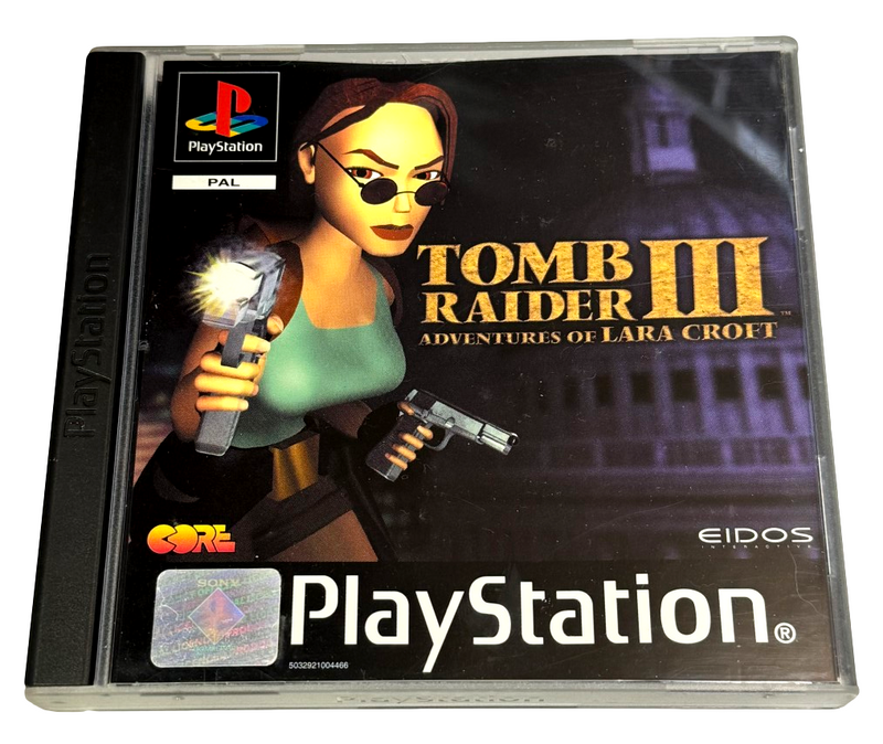 Tomb Raider III PS1 PS2 PS3 PAL *Complete* (Near Mint) (Preowned)