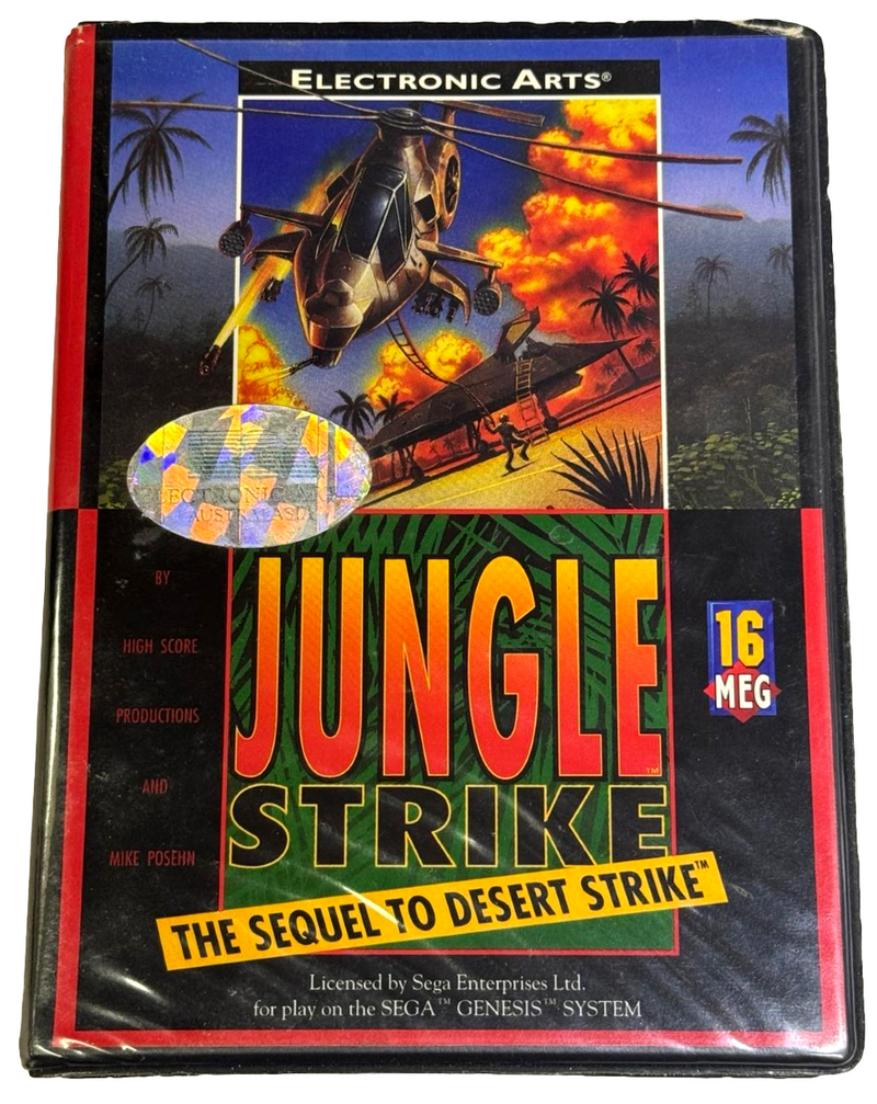 Jungle Strike The Sequel to Desert Strike Sega Mega Drive *Complete*