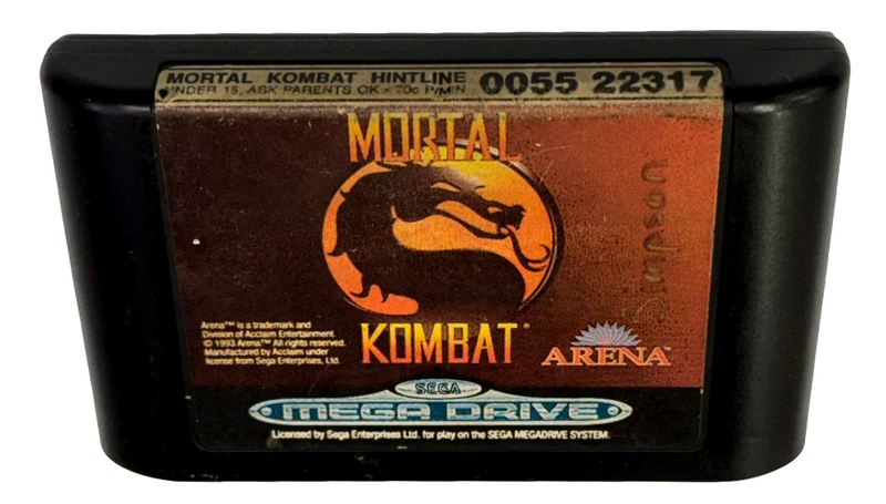 Mortal Kombat Sega Mega Drive *Cartridge Only*