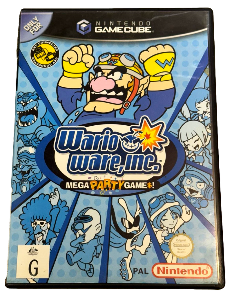 Wario Ware Inc. Mega Party Games Nintendo GameCube PAL *No Manual*