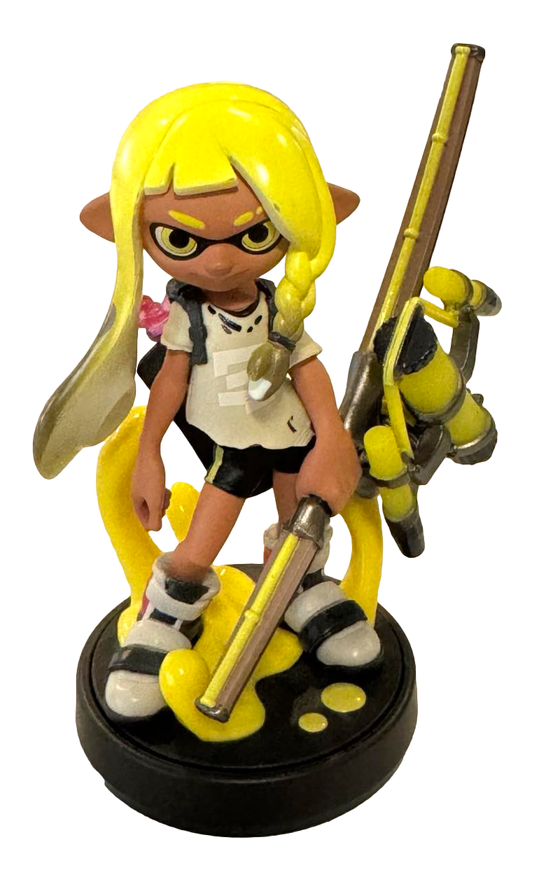 Splatoon Collection Inkling Girl (Yellow) Nintendo Amiibo Loose