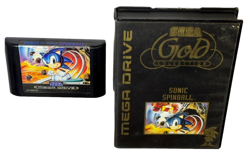 Sonic Spinball Sega Mega Drive *No Manual* Gold Collection