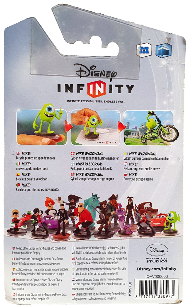 Disney Infinity Mike Figurine New In Box WII/U/PS3/PS4/DS3/XBOX360/ONE