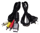 Playstation 2 PS2 AV Cables and Power Cord Lead *Brand New Aftermarket*