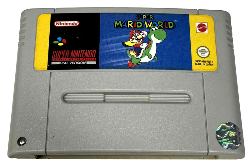 Super Mario World Super Nintendo SNES PAL