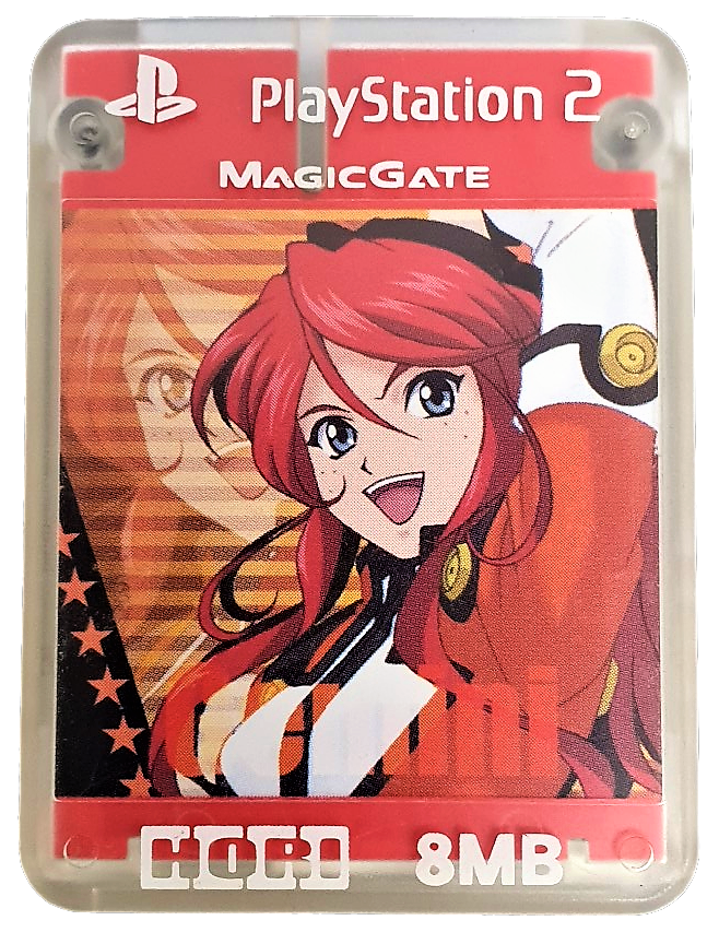 Sakura Wars Gemini Sunrise Hori Magic Gate PS2 Memory Card PlayStation 2 8MB (Preowned)