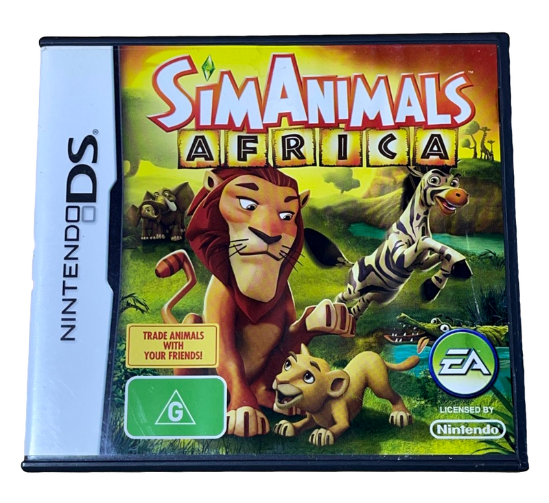 Sim Animals Africa Nintendo DS 2DS 3DS Game *Complete* (Preowned)