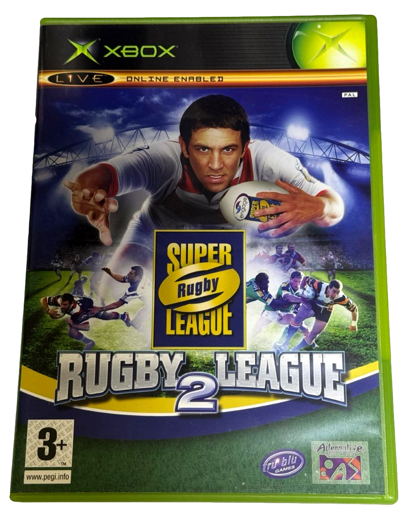 Super League Rugby League 2 XBOX PAL *Complete* UK Cover