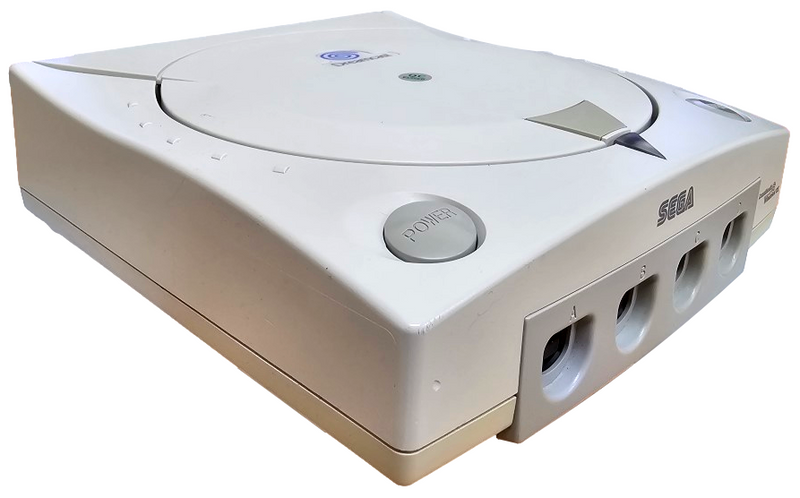 Sega Dreamcast PAL Console Recapped with Power/AV Cables and Controller