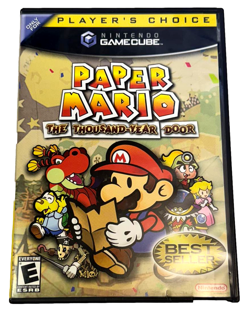 Paper Mario The Thousand Year Door  Nintendo Gamecube PAL *Complete* (NTSC Case)