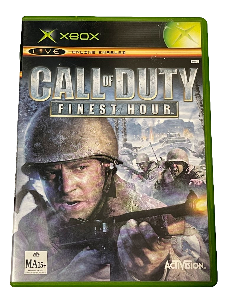 Call of Duty Finest Hour XBOX Original PAL *Complete*