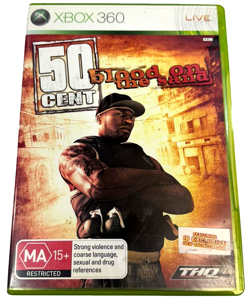 50 Cent Blood on the Sand XBOX 360 PAL- Ex Rental (Preowned)