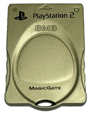 Tabbed Gold Magic Gate PS2 Memory Card PlayStation 2 8MB0