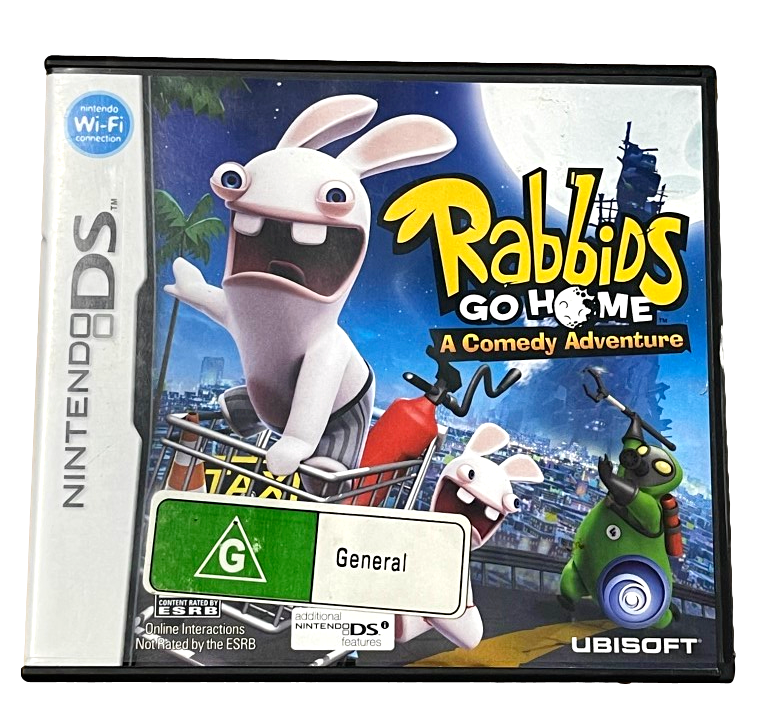 Rabbids Go Home Nintendo DS 2DS 3DS Game *Complete* (Preowned)