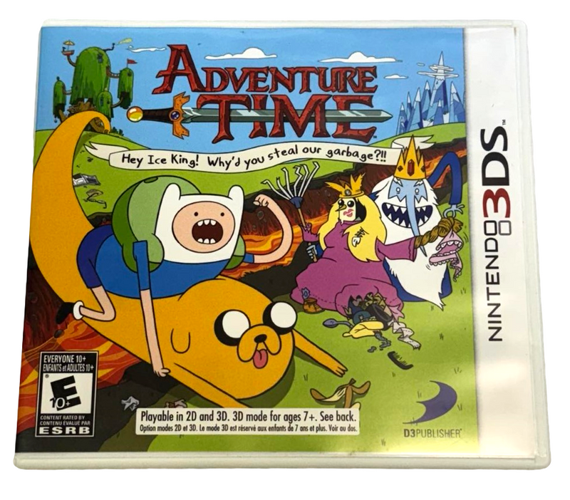 Adventure Time Finn & Jake Investigations Nintendo 3DS 2DS NTSC Game US/Can