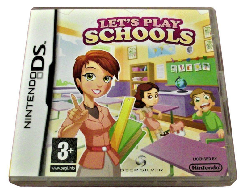 Let's Play Schools DS 2DS 3DS Game *No Manual* (Preowned)