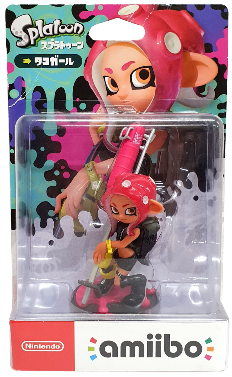 Splatoon Collection Octoling Girl Pink Nintendo Amiibo Boxed Japanese Stock