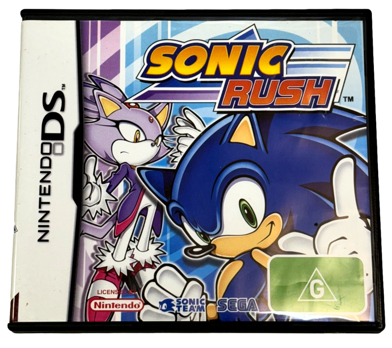 Sonic Rush Nintendo DS 2DS 3DS *Complete* (Preowned)