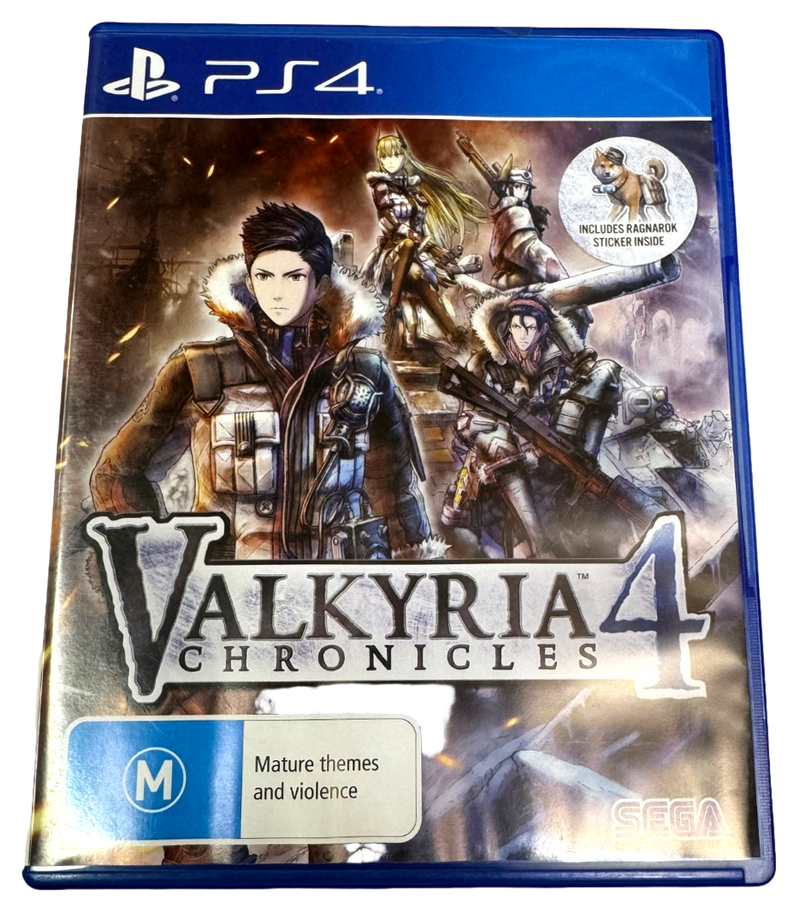 Valkyria Chronicles 4 Sony PS4 (Preowned)