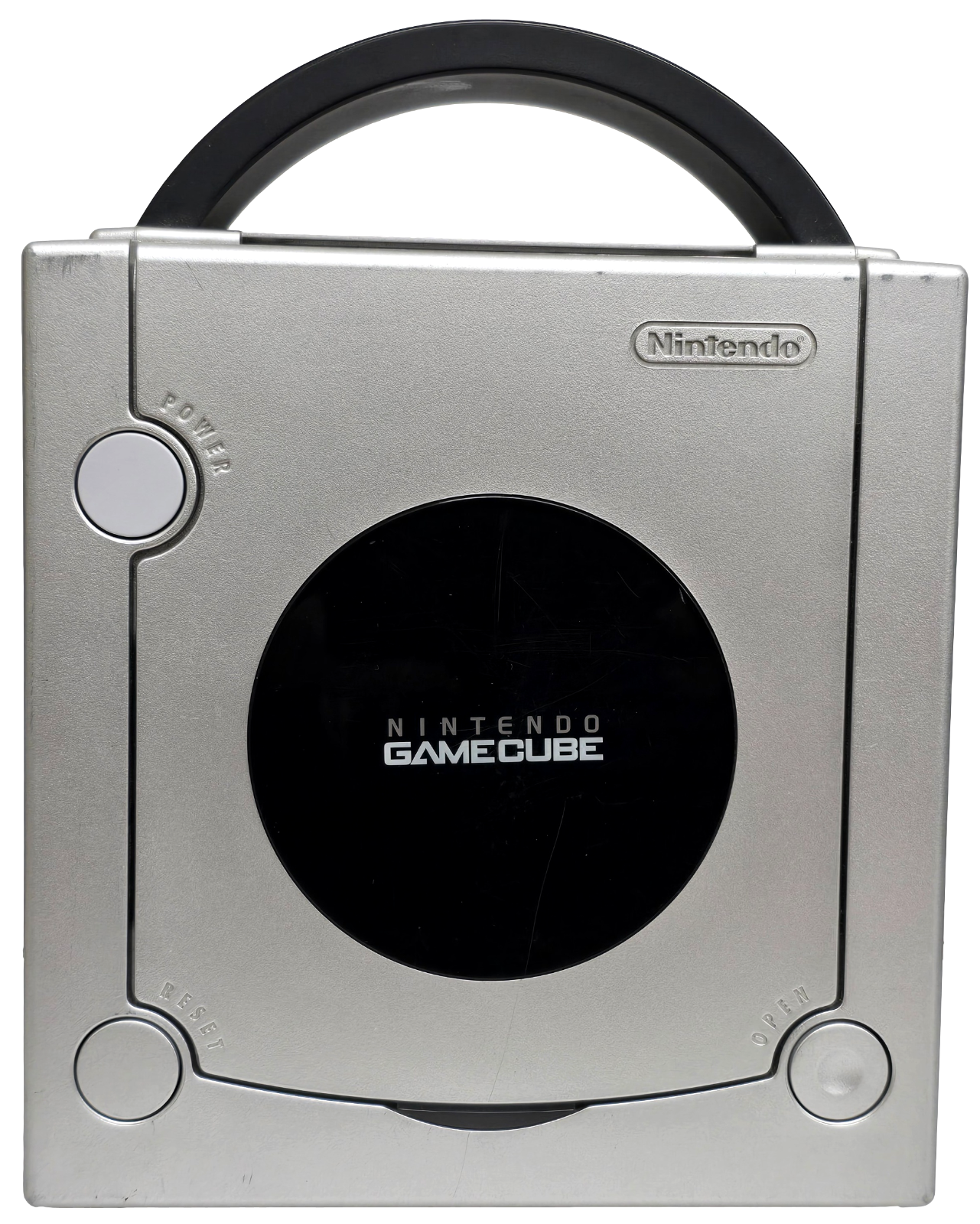 Platinum Silver Nintendo GameCube Console + Controller, Memory and Cab