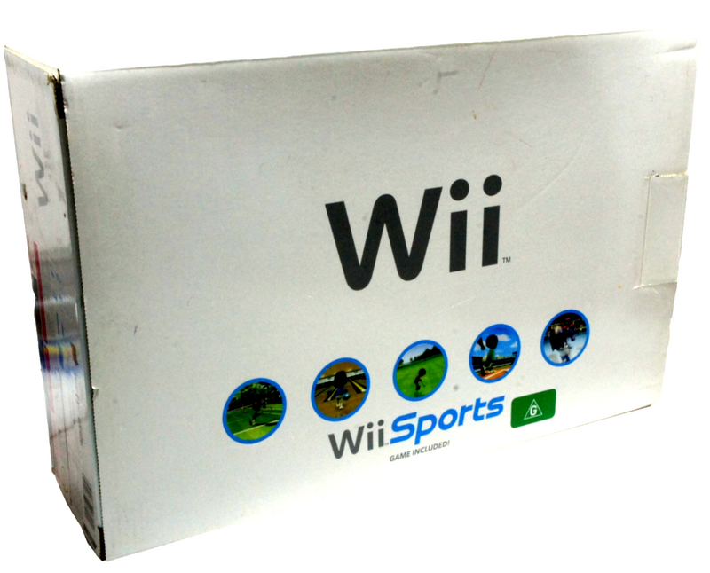 Nintendo White Wii Console + Wii Sports In Original Box RVL001(AUS)