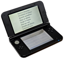 Red Nintendo 3DS XL Console + USB Charger & 4GB SD Card3