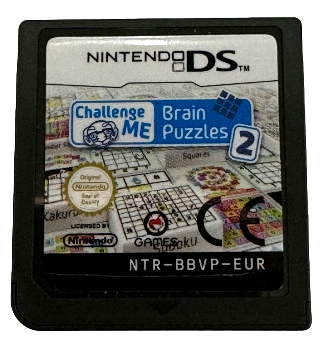 Challenge Me Brain Puzzles 2 Nintendo DS 2DS 3DS *Cartridge Only* (Preowned)