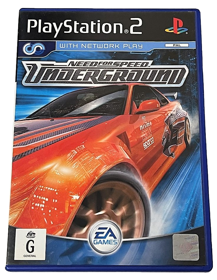 Need For Speed Underground PS2 PAL *Complete* (Preowned)