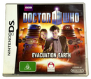 Doctor Who Evacuation Earth Nintendo DS 2DS 3DS Game *Complete* (Preowned)