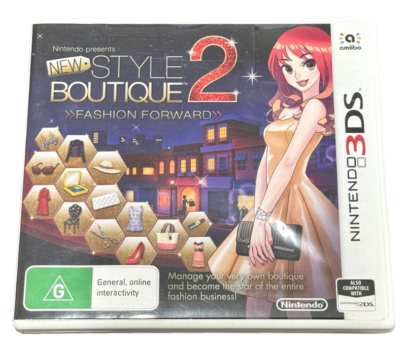 New Style Boutique 2 Fashion Forward Nintendo 3DS 2DS Game