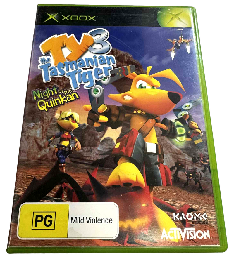 Ty 3 The Tasmanian Tiger Night of the Quinkan Xbox Original PAL *Complete*0