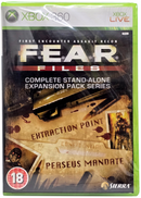 FEAR Files Stand Alone Expansion Pack Series XBOX 360 PAL0