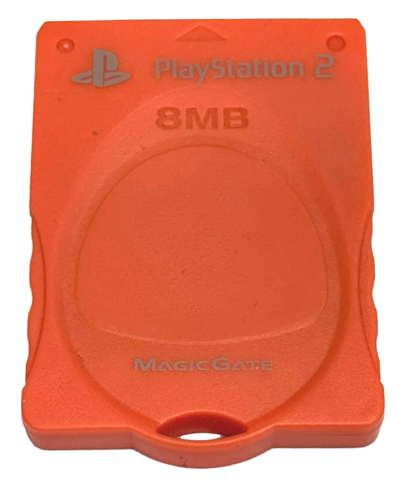 Tabbed Peach Magic Gate PS2 Memory Card PlayStation 2 8MB