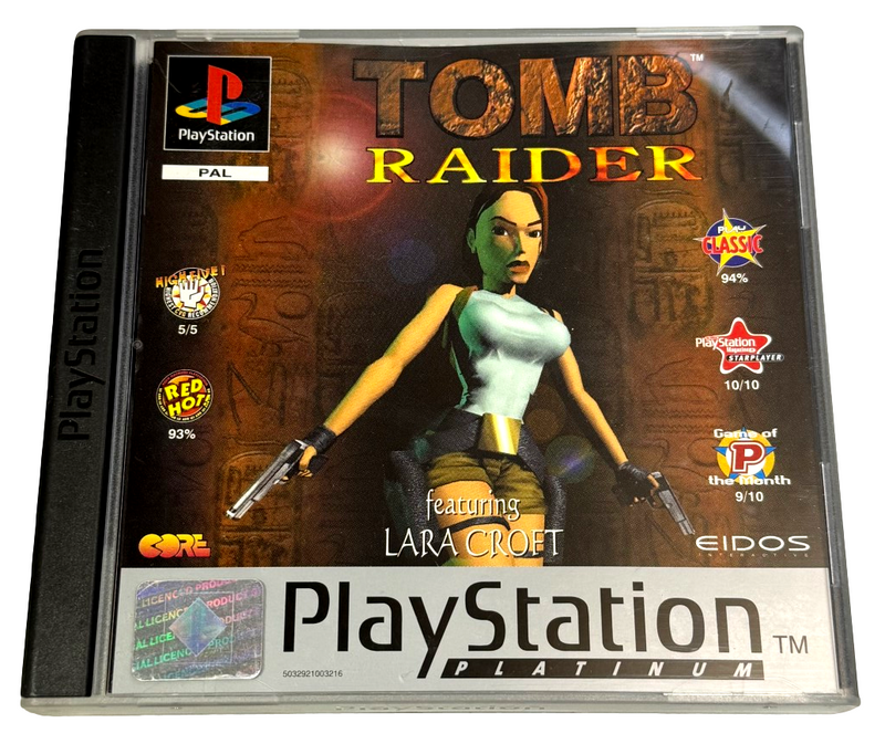 Tomb Raider PS1 PS2 PS3 PAL (Platinum) *Complete* (Near Mint) (Preowned)