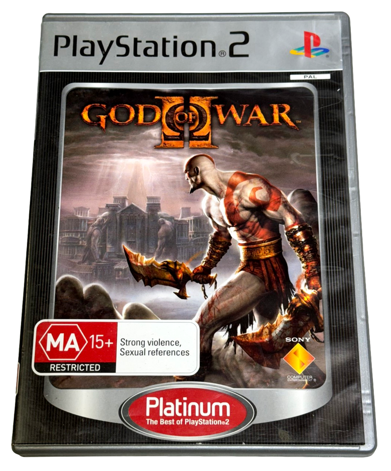 God of War II PS2 PAL (Platinum) *No Manual* (Preowned)