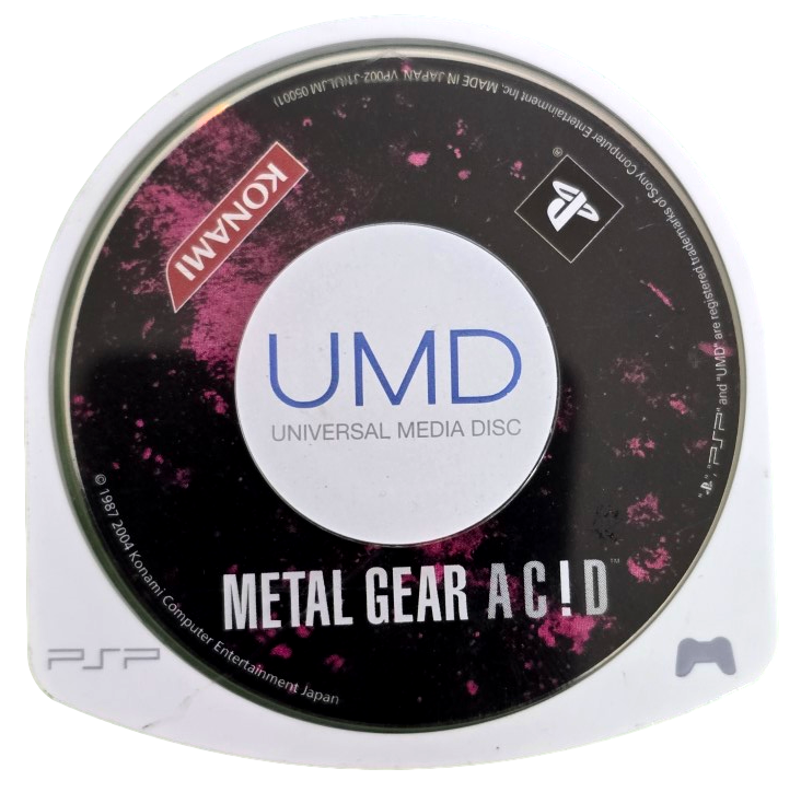 Metal Gear Ac!d Sony PSP Game Disc Only