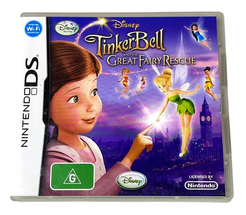 Tinker Bell and the Great Fairy Rescue Nintendo DS 2DS 3DS Game *Complete* (Preowned)