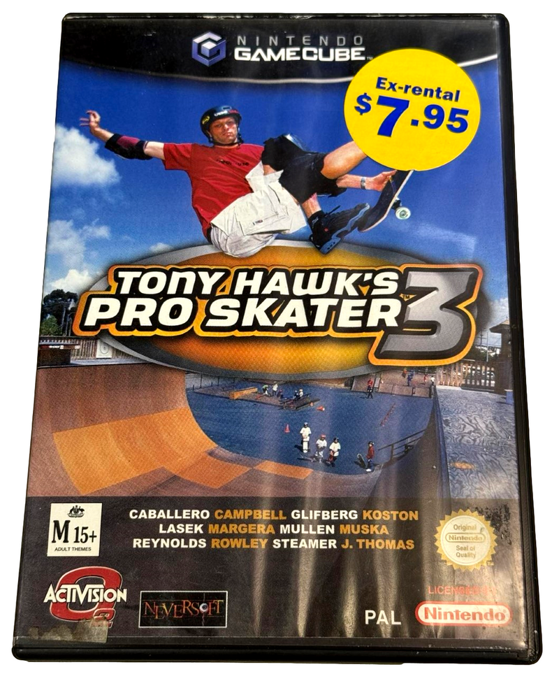 Tony Hawk's Pro Skater 3 Nintendo GameCube PAL *No Manual* Ex Rental (Preowned)