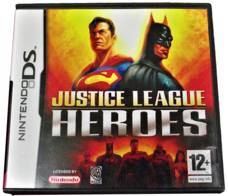 Justice League Heroes DS DS 2DS 3DS Game *No Manual* (Pre-Owned)