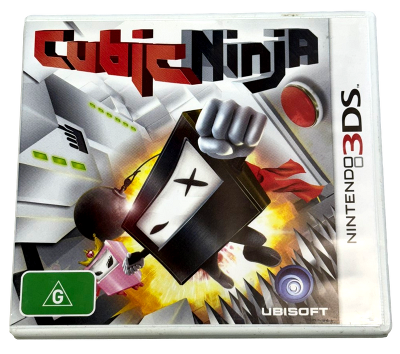 Cubic Ninja Nintendo 3DS 2DS Game *Complete* (Preowned)