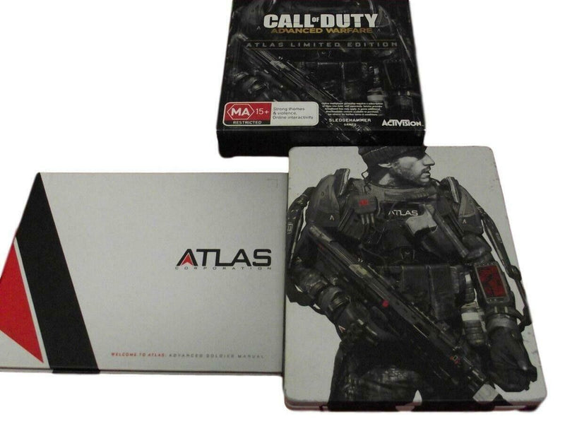 Call of Duty Advance Warfare  Xbox One *Complete* Atlas LTD Ed Steelbook (Preowned)