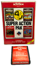 Super Action Pak Atari 2600 *Complete* HES