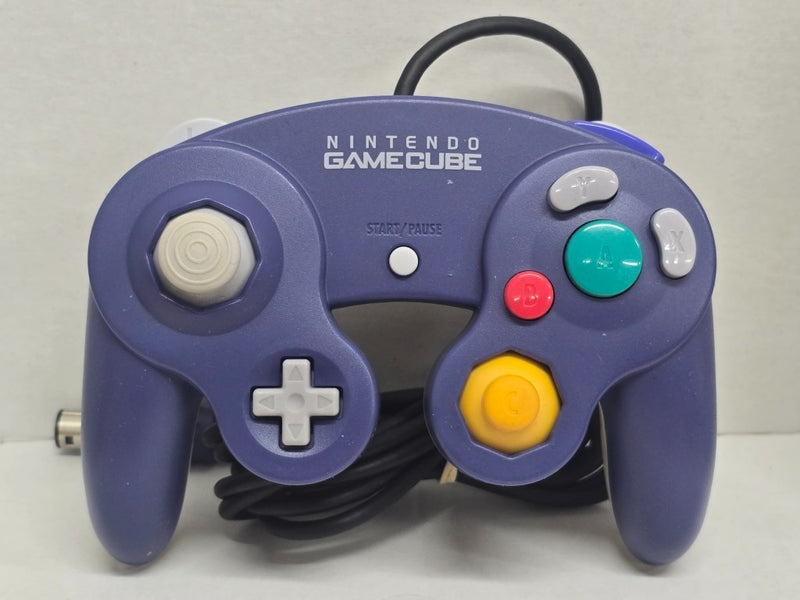Genuine Indigo and Clear Nintendo Gamecube Controller  Refurbished DOL0032