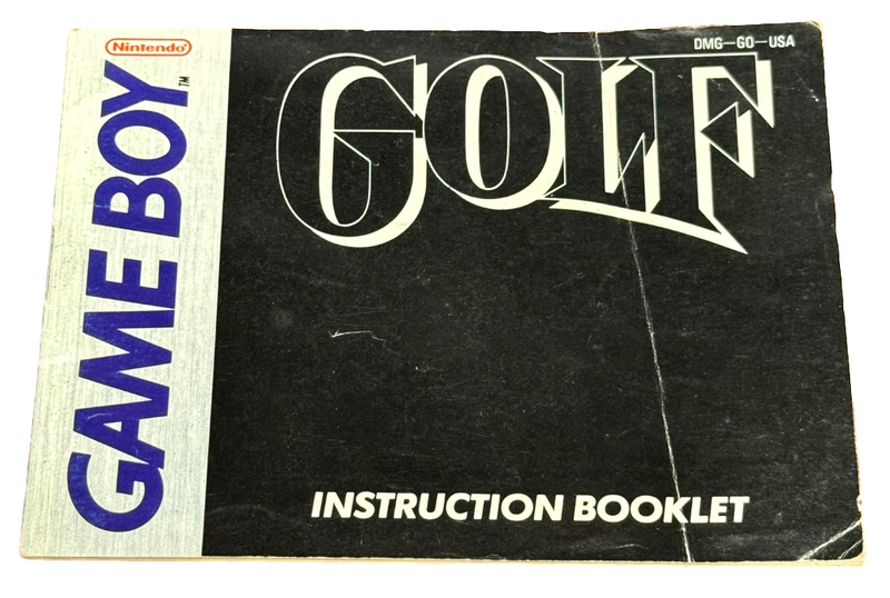 Golf Nintendo Gameboy *Manual Only* (Preowned)