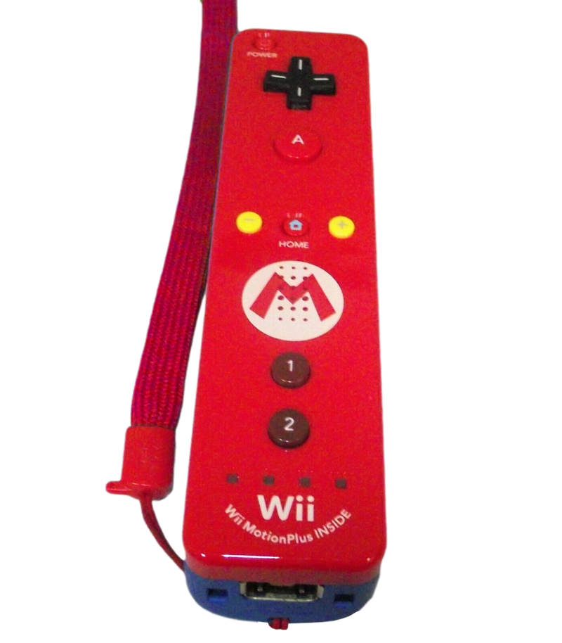 Genuine Nintendo Wii Motion Plus Controller Remote Selection Wii U Mario Peach (Preowned)