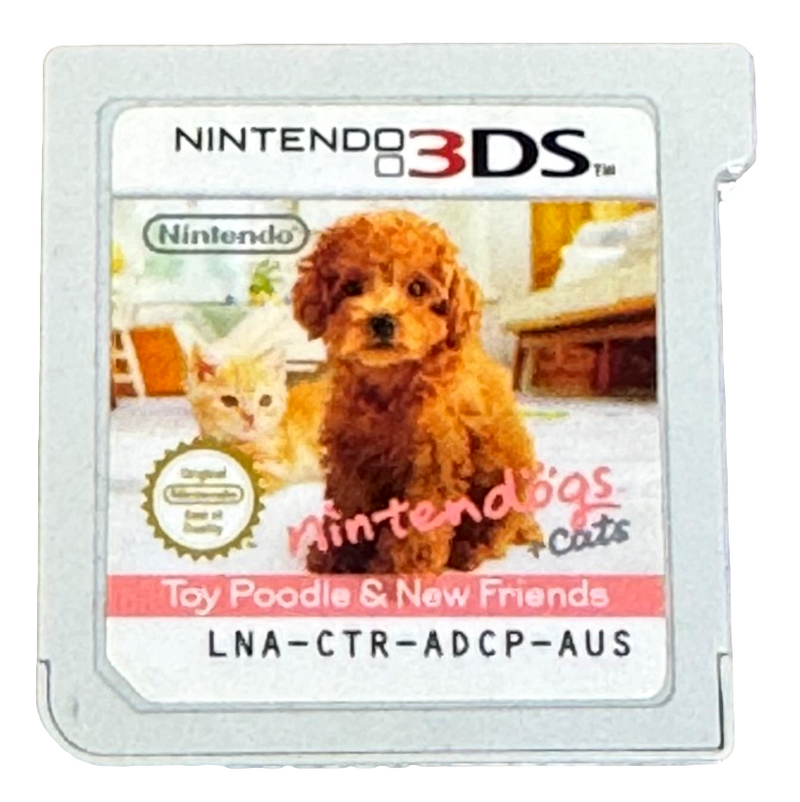 Nintendogs and Cats Toy Poodle Nintendo 3DS 2DS Game *Cartridge Only* (Preowned)