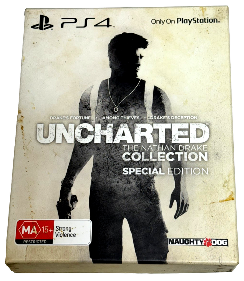 Uncharted The Nathan Drake Collection Sony PS4 Steelbook Special Edition (Preowned)