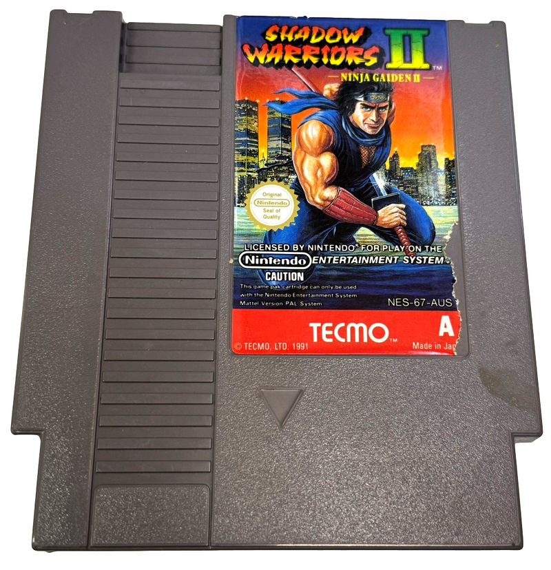 Shadow Warriors II Ninja Gaiden II Nintendo NES PAL *Cartridge Only* (Preowned)