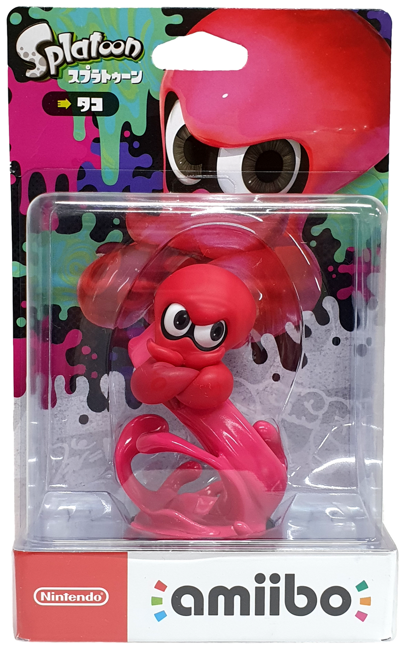 Splatoon Collection Octoling Octopus Pink Nintendo Amiibo Boxed Japanese Stock