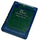 Light Up Blue Genuine Sony Playstation 2 Memory Card 8MB1